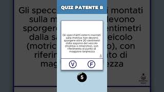 Quiz ufficiale per la patente B perte patente [upl. by Ohcirej]