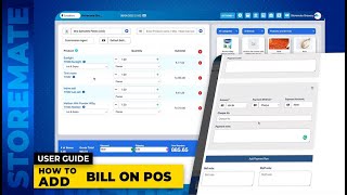 How to Add Bill On POS  POS System In Sri Lanka [upl. by Ib678]