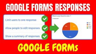 How to Settings Google Forms so Participants can see their responses after submitted [upl. by Brahear934]