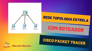 Topologia Estrela com Roteador [upl. by Accebber]