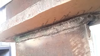 Easy way to learn overhead fillet welding with 7018 electrodes [upl. by Nayra178]