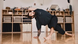 Smooth Moving Vinyasa Flow  45 Minute Yoga Class [upl. by Ahsratal]