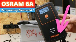 Prostownik OSRAM 6A Test Ładowarki S4E56 [upl. by Oliy]