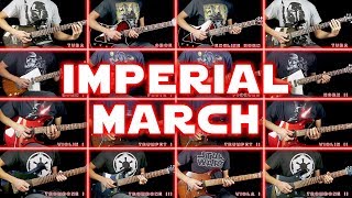 Star Wars Imperial March played on 25 guitars  Cooper Carter [upl. by Anselma]