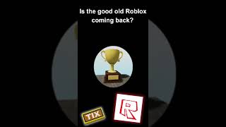 Is the good old Roblox coming back fypシ roblox shorts [upl. by Afirahs635]