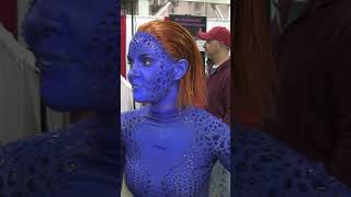 Mystique Cosplayer motorcitycomiccon mystique xmen marvel jenniferlawrence comiccon cosplay [upl. by Charmaine]