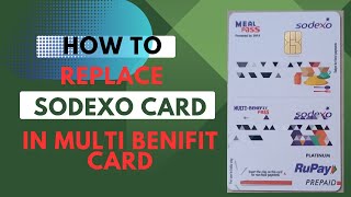 sodexo multi benifit meal card Apply new chip variant multi benifit sodexo card [upl. by Alisia570]