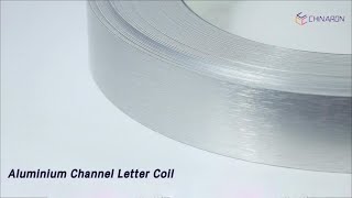 Custom Length Aluminium Channel Letter Coil Width 14CM Uniform Consitent Color [upl. by Lessig525]