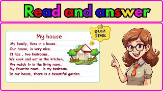 Lets Read  Reading Comprehension  Kinder and Grade 1  read and answer [upl. by Anailuig141]