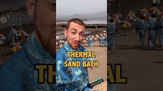 I Took a Geothermal Sand Bath in Japan 🇯🇵 [upl. by Aivle941]