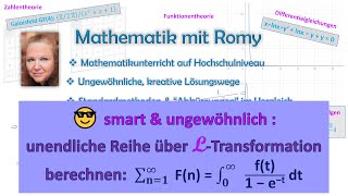 😆 smart amp ungewöhnlich Grenzwert einer unendlichen Reihe über Laplace Transformation berechnen [upl. by Etteuqram]