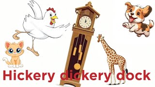 Hickory dickory dock fun rhyme for kids ll fun learning nurserypoems [upl. by Maitilde329]