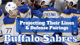 Projecting Sabres Lines amp Defense Pairings In 202425 [upl. by Sarah538]