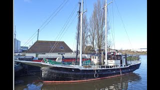 Kotter Varend Woonschip 1800 met CBB [upl. by Ednalrym]