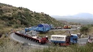 Oversize Load Trucks  Climbing the Hills [upl. by Annek]