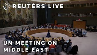 LIVE Britains foreign secretary chairs UN meeting on Middle East [upl. by Kosaka]