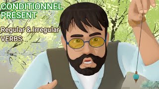 Le Conditionnel Présent  French Conversation Practice  Cartoon FR  QampA  FR amp EN subtitles [upl. by Rudolfo972]