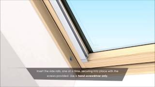 Skylight Roof Blinds Fitting Video [upl. by Behka]