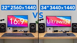 32” 1440p vs 34” 1440p Ultrawide Which One Is The Best For You [upl. by Darrow]