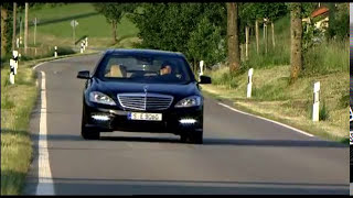 Driving The New Mercedes S63 AMG 55L V8 2011 [upl. by Notlok466]