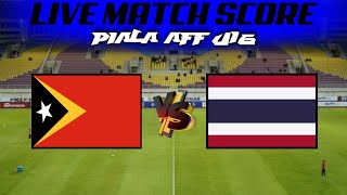 🔴 Live Score TIMOR LESTE vs THAILAND  PIALA AFF U16 2024 [upl. by Farron]