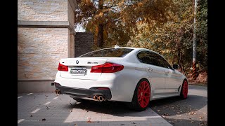 BMW G30 540i w ARMYTRIX Catback Valvetronic Exhaust l HRE Wheels X Brembo Brakes X ARMA Intake [upl. by Annwahs]