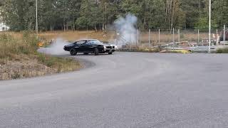 Pontiac LeMans 1969 TREMEC T56 MAGNUM SHOWING OFF AGAIN with some DRIFTING [upl. by Aldwon805]