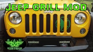 Diy JEEP grill mod [upl. by Eurydice]