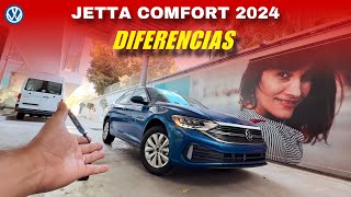 JETTA Comfortline 2024  10 DIFERENCIAS VS Trendline [upl. by Whitcher]