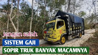 Gaji sopir truk bisa setoranpp an dan borongan [upl. by Modnar]