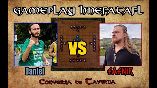 Hnefatafl Gameplay 01 VS Daniel [upl. by Aloisius870]