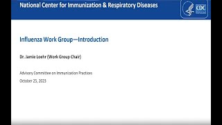 October 2023 ACIP Meeting  Influenza Vaccines amp Vaccine Safety [upl. by Ahsart]