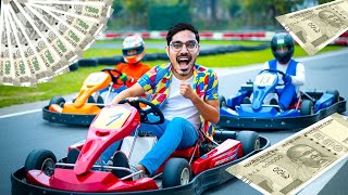 ₹100000 Go Kart Race on Real Track🔥 कौनसी गाड़ी रेस जीतेगी [upl. by Apfelstadt]