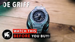 Watch BEFORE YOU BUY the Casio GSHOCK GA2100SKE Transparent Pack Series  Skeleton CasiOak Review [upl. by Daveen]