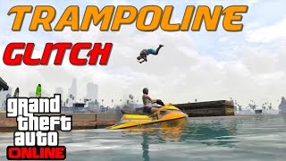 Trampoline glitchbug  GTA V Online [upl. by Gershon]