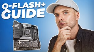 How to use GIGABYTE QFlash Plus  BIOS Flashback Guide for Intel AMD Motherboards [upl. by Anyale]