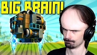 Finding Big Brain Creations To Make Us Feel Stupid  Scrap Mechanic Workshop Hunters [upl. by Tteltrab]