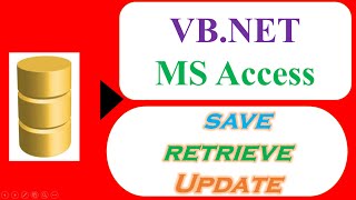 VBNET Access Database Ep07  DataGridView  SAVE RETRIEVE UPDATE [upl. by Christine]