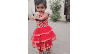 billu ni tera lal ghagra musfirahfarhan dancevideo babydanceoff foryou [upl. by Gothar363]