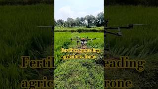 fertilizer spreading agriculture drone😍🌾🌾farming [upl. by Ardnola557]