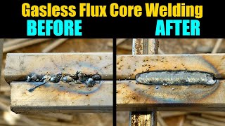 Learn Perfect Flux Core Welds In 10 Mins  Gasless Flux Core Welding For Beginners Tips And Tricks [upl. by Nyleuqaj]