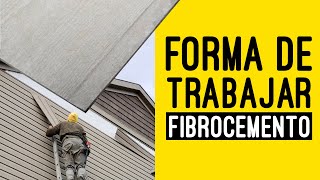 Cómo trabajar con fibrocemento I Lo Mejor [upl. by Sadnac]