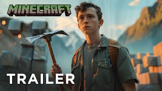 Minecraft The Movie 2025  Teaser Trailer  Tom Holland [upl. by Ahseinar]