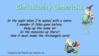 ╆╆ Christianity Limericks  Example Limerick Poems ╆╆ [upl. by Yrag]