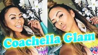 EASY COACHELLA MAKEUP  Liane V [upl. by Ikkela]