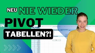 NEU in Excel GRUPPIERENNACH und PIVOTMIT einfach erklärt –Datenanalyse ohne PIVOT Tabelle [upl. by Airbma]