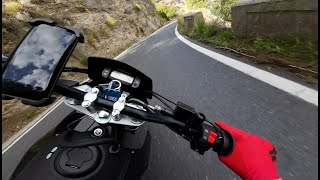 APRILIA SX 125 2023 FIGHTING A MOUNTAIN  4K 60 FPS  RAW  NO WIND NOISE  STOCK EXHAUST [upl. by Hoban62]