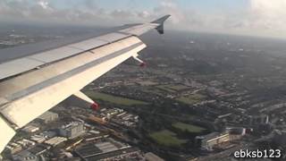 British Airways A319 Landing Heathrow London [upl. by Yrrehs]