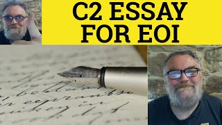 🔵 Educating Children  C2 Level Essay for EOI Exams  C2 Writing [upl. by Nnaecarg]