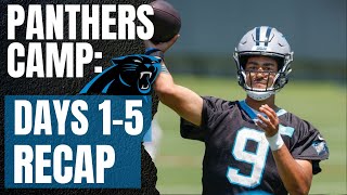 Panthers 2024 Training Camp Days 15 R Key Takeaways Standout Performances and Position Battle [upl. by Sheaff]